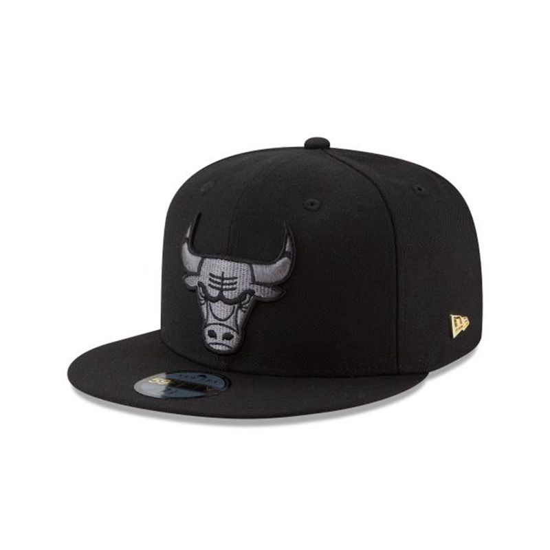 NBA Chicago Bulls Essential 59Fifty Fitted (ASK9477) - Black New Era Caps